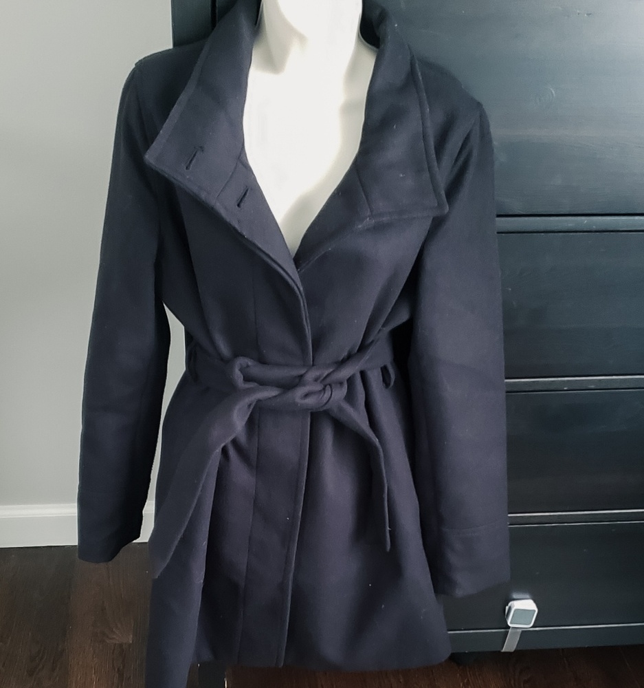 Maternity peacoat black size S